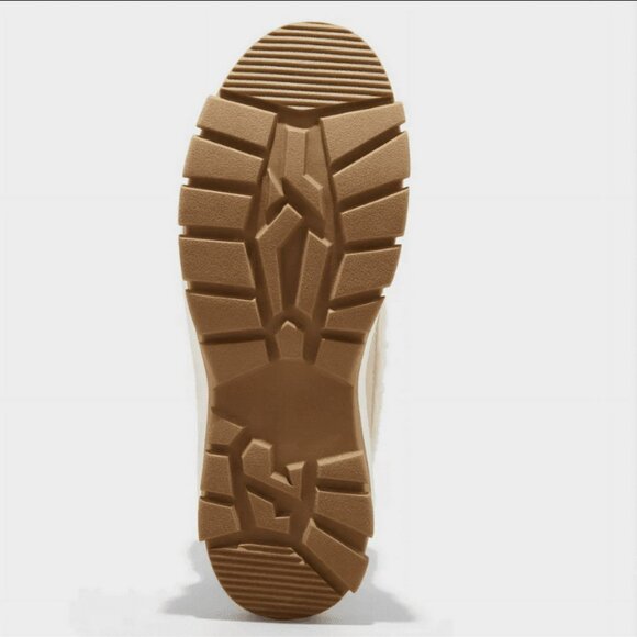 Women's Corie Shearling Hiker Winter Boots - Universal Thread Cream 10 - Picture 4 of 4